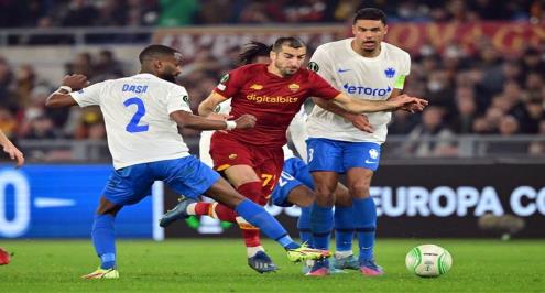 تأهل روما وسلافيا براج وباوك لربع نهائي دوري المؤتمر